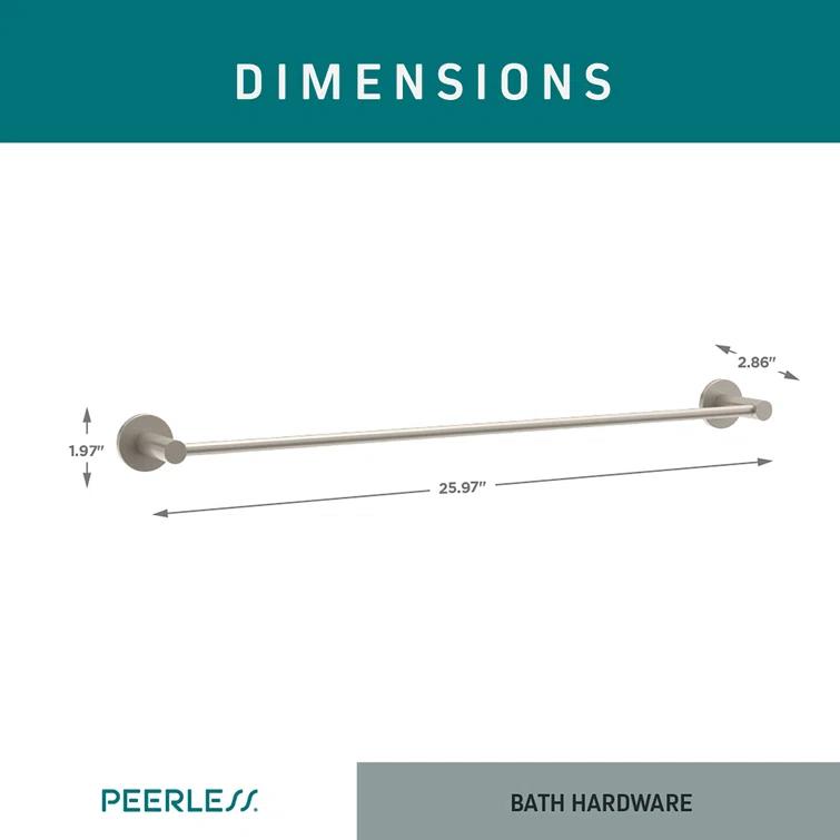 Peerless Faucets Precept 1 Wall Towel Bar PA647-24BN