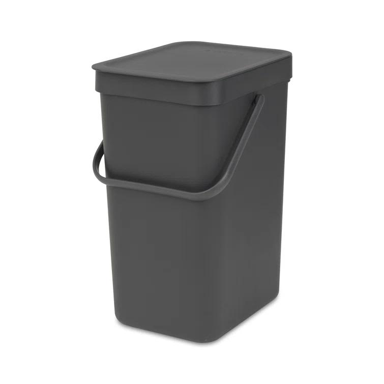 Brabantia Sort & Go Plastic Recycling Bin, 3.2 Gallon