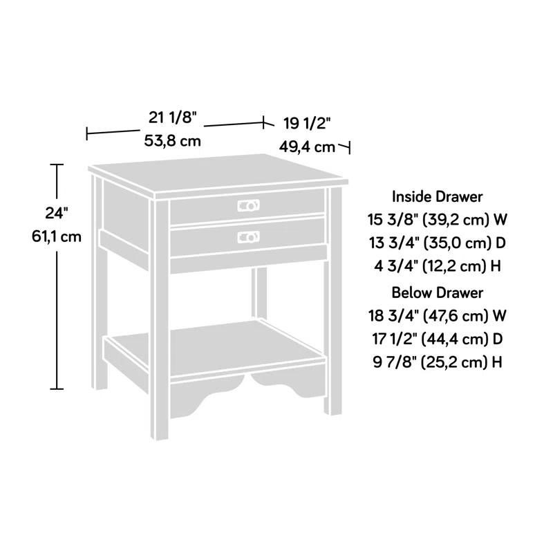Three Posts™ Lindgren 21.13'' W Nightstand