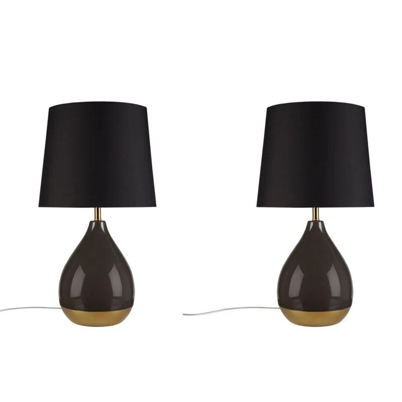Hokku Designs 2-Tone Ceramic Table Lamp Set Of 2 See Below