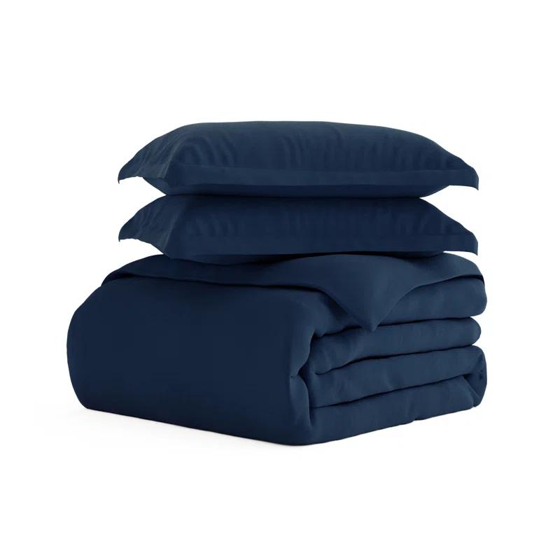 IEnjoy Home Super Soft Double Brushed Duvet Cover Set