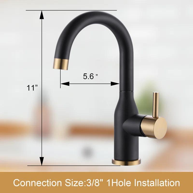 Single Hole Bathroom Faucet Single Handle Bar Faucet