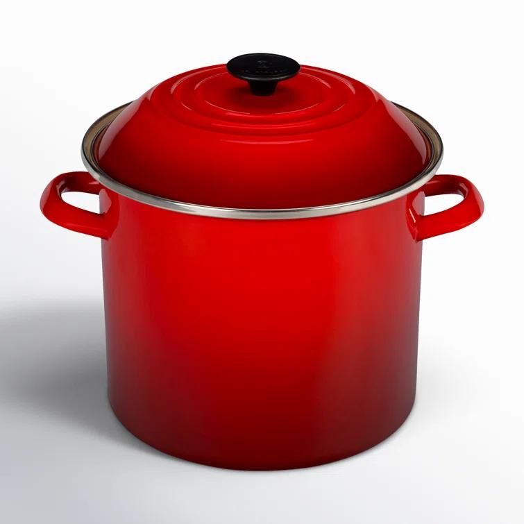 Le Creuset Enamel on Steel Stockpot with Lid