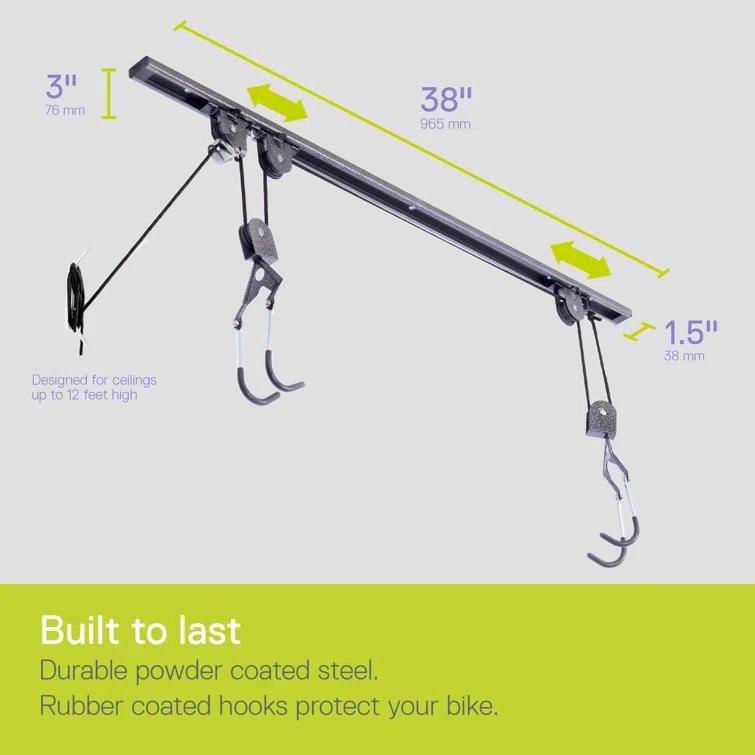 Delta Design Steel Ceiling Bike Rack RS2400-2