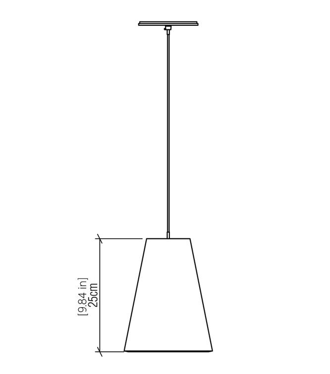 Accord Lighting 1 - Light LED Single Pendant