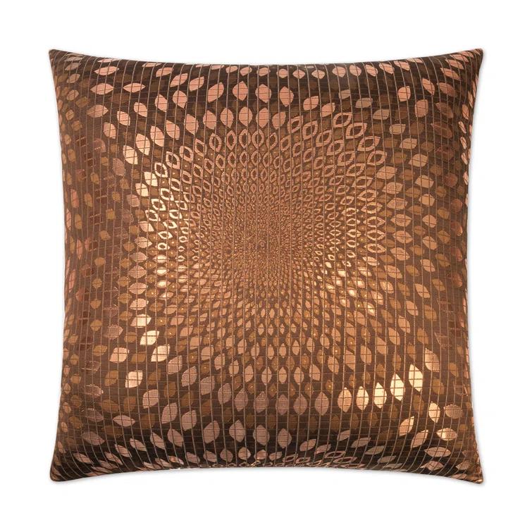 D.V. Kap Whirl Geometric Reversible Throw Pillow