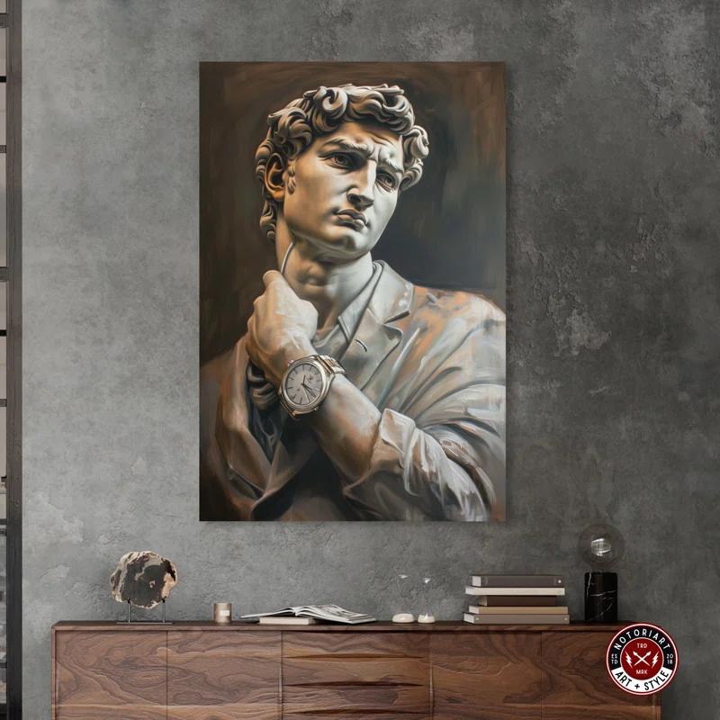 Notori Art Notoriart Classy Sculpture Framed Style 1 Piece Canvas Wall Art