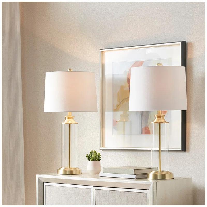 Mercer41 Clarity Cylinder Table Lamp Set of 2