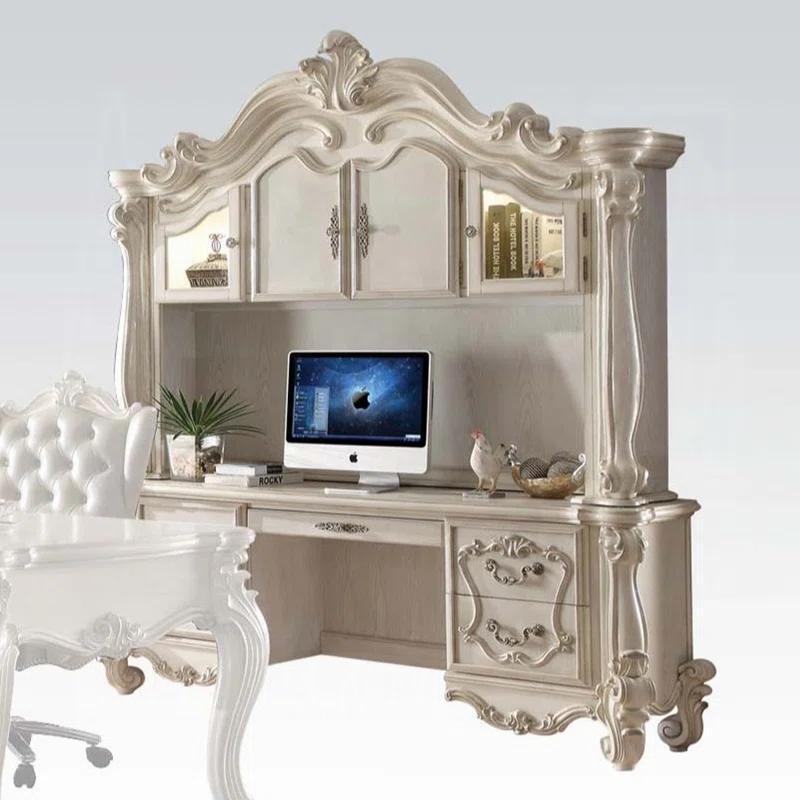 A&J Homes Studio Zastarskis Solid Wood Executive Desk