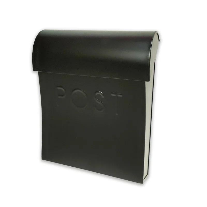 NACH Vicki Euro Farmhouse Max Water and Rust Protection Post Wall Mounted Mailbox