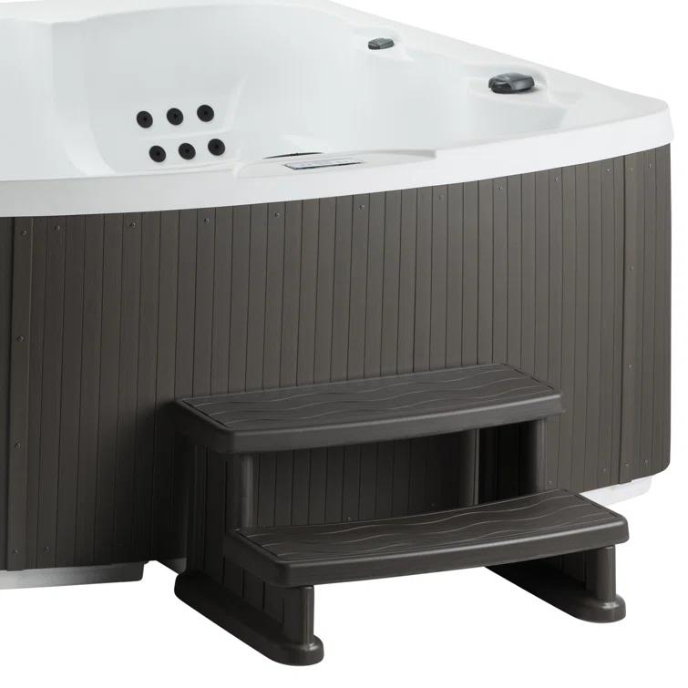 Lifesmart Spas and Saunas Lifesmart Spa Step for Square and Round Hot Tubs