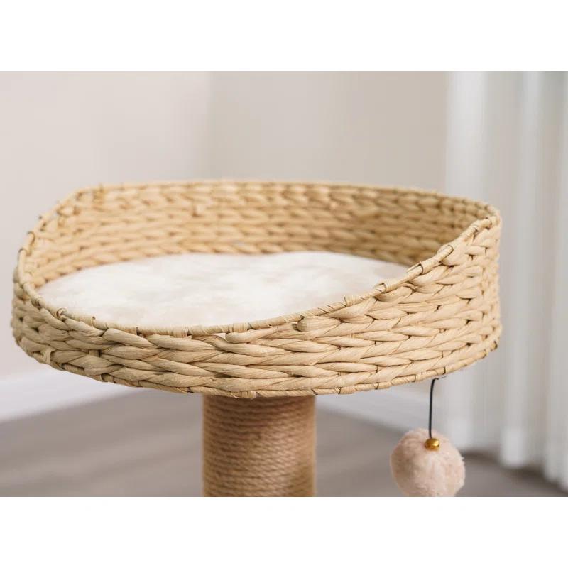 PetPals PetPals Handwoven Cat Tree with Perches Scratching Post