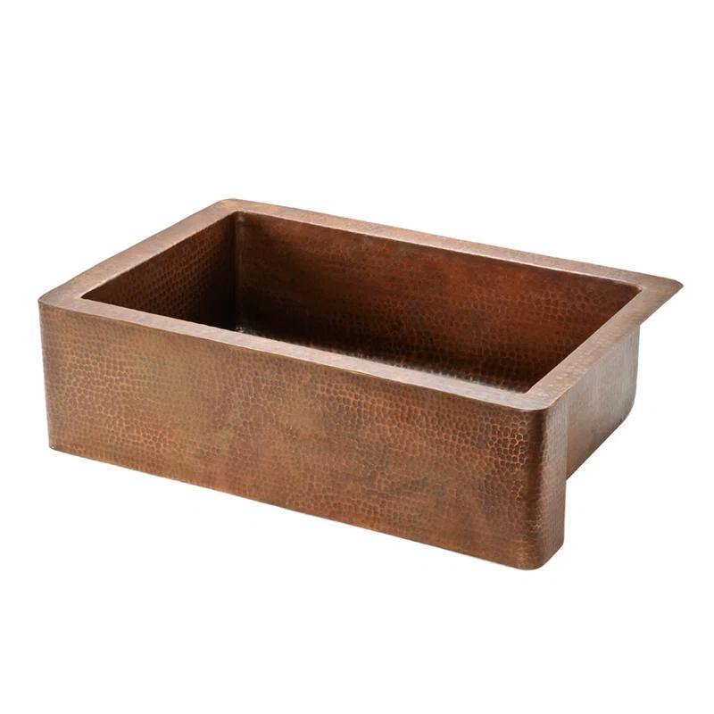 Premier Copper Products 33'' L Kitchen Sink KASB33229