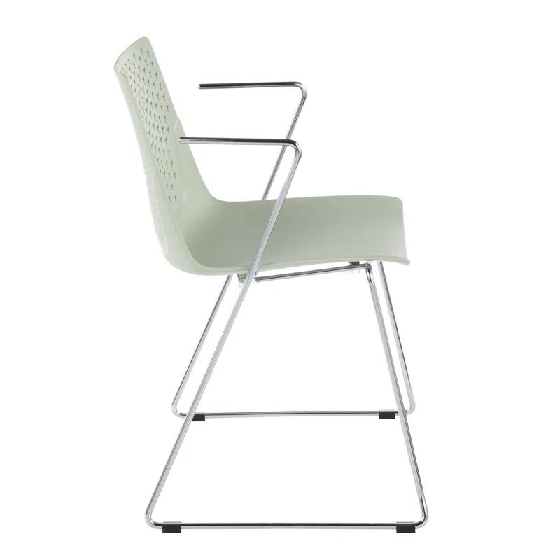 Ivy Bronx Matcha Contemporary Chair by LumiSource - Set of 2