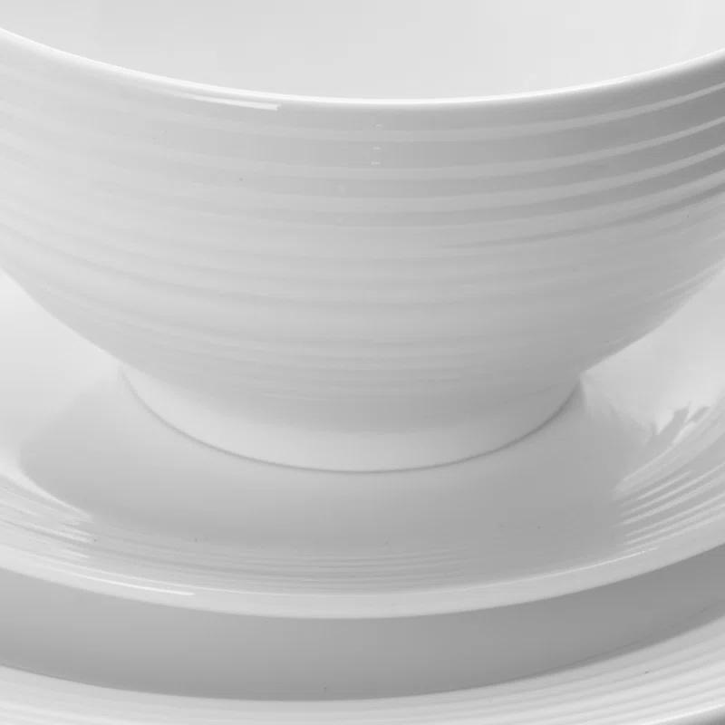Gibson Amelia Court 16 Piece Dinnerware Set, Service for 4