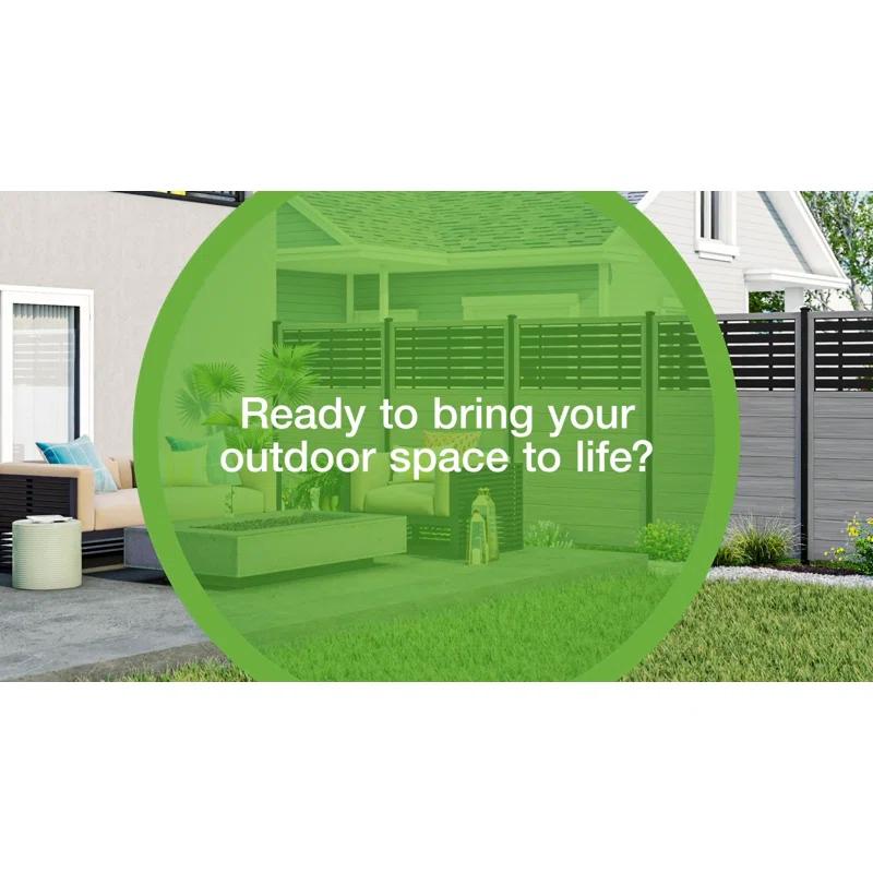 Barrette Outdoor Living 73.38'' H x 49.65'' W Vinyl Fencing Kits