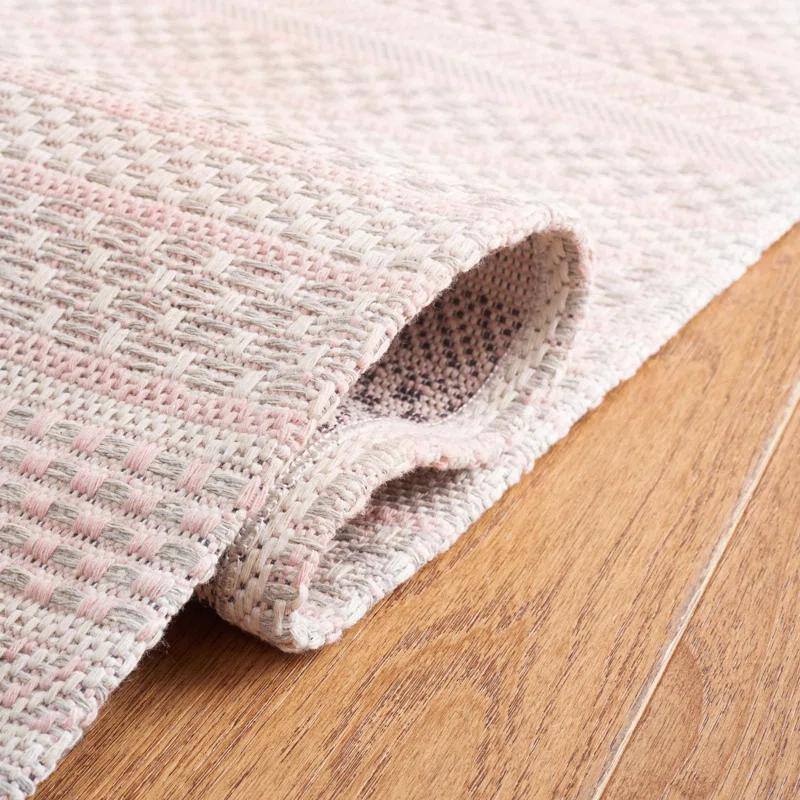 Martha Stewart Rugs Martha Stewart 412 100% Cotton Striped Rug