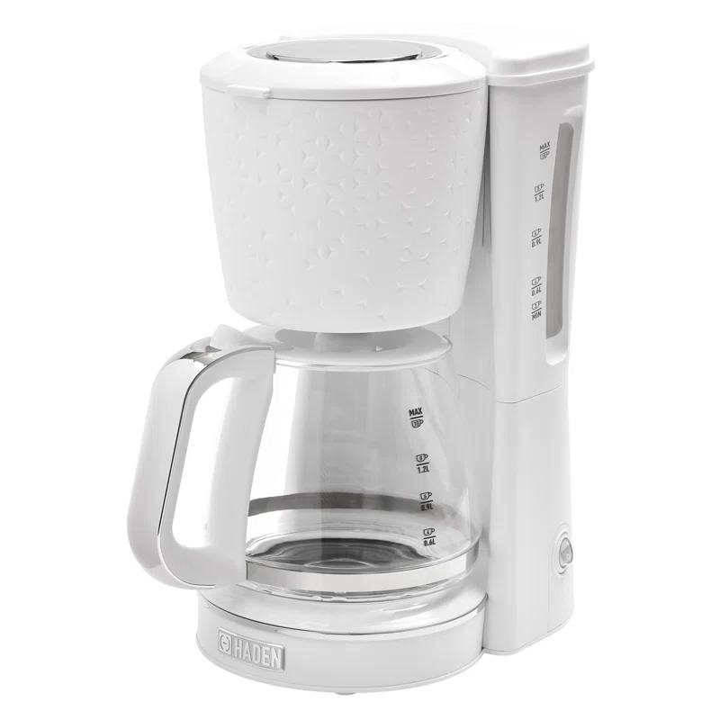 HADEN Starbeck White Drip Coffee Maker