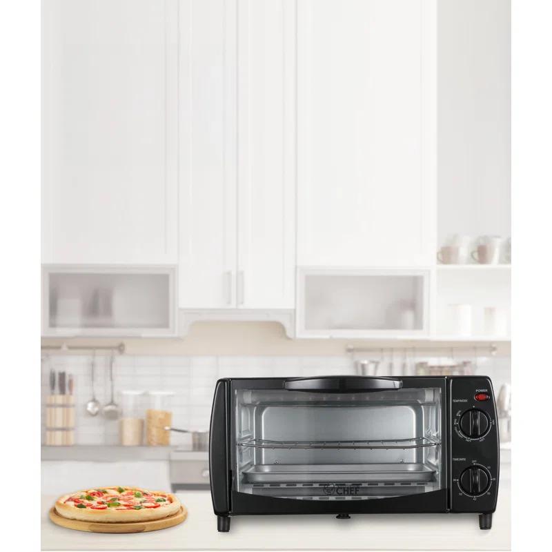 Commercial Chef Commercial Chef 10 Liter 4 Slice Mechanical Toaster Oven