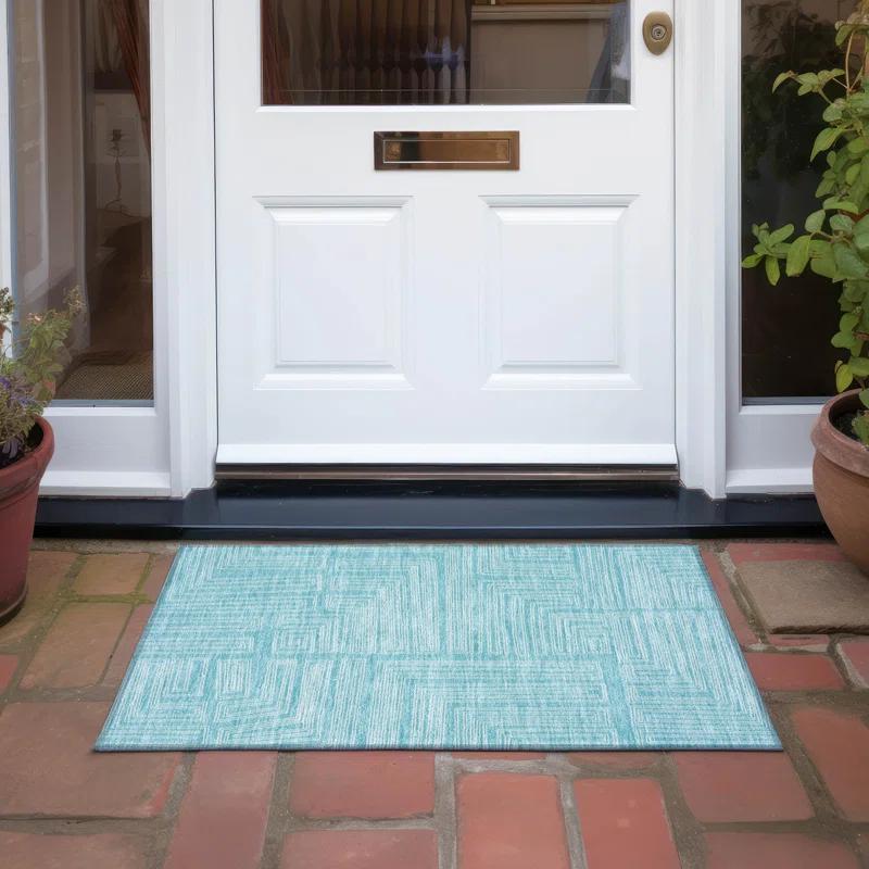 Machine Washable Indoor/Outdoor Chayden ACN1045 1'8" x 2'6" Rug
