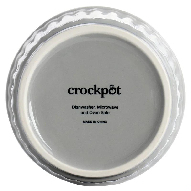 Crock-pot Crock-pot Round Stoneware 6 Piece Ramekin Bakeware Set (Set of 6)