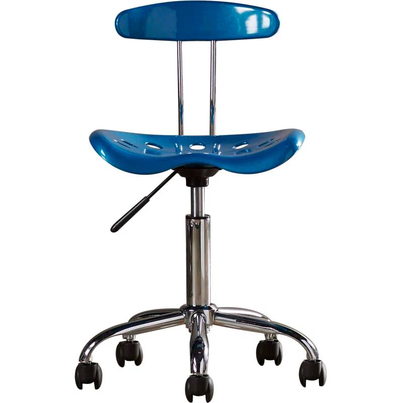 Flash Furniture Bonavant Adjustable Swivel Chair for Desk and Office with Tractor Seat