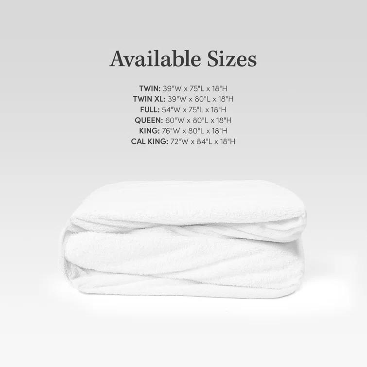 The Twillery Co.® Ralon Terry Cloth Waterproof Fitted Mattress Protector