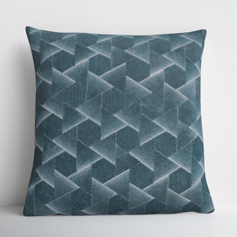 Gretchen Geometric Cotton Throw Pillow