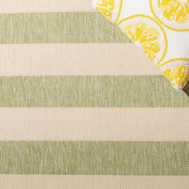 Highland Dunes Bridgeman Performance Striped Rug