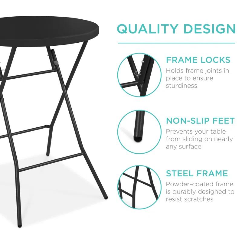 Best Choice Products 30'' Round Portable Folding Table