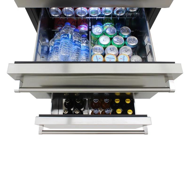 Vinotemp Vinotemp Connoisseur Series Dual-Zone Wine/2 Drawer Beverage Cooler