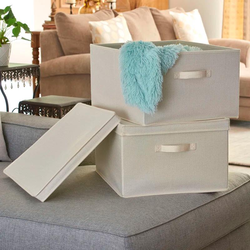 Household Essentials Household Essentials Fabric Bin (Set of 2)