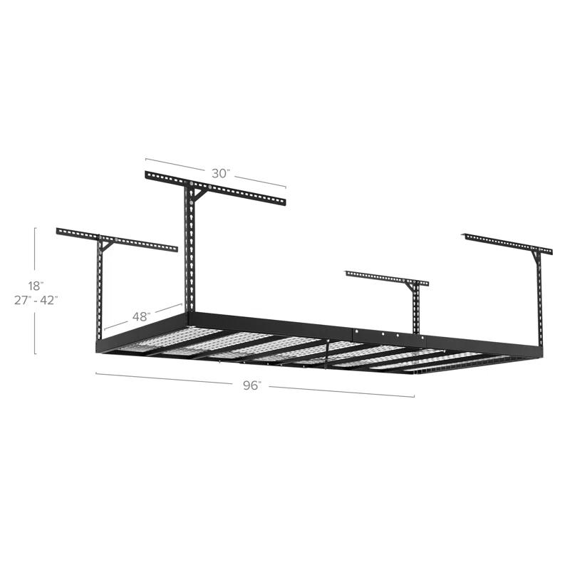 NewAge Products VersaRac Pro 4 ft. x 8 ft. Adjustable Overhead Storage Rack