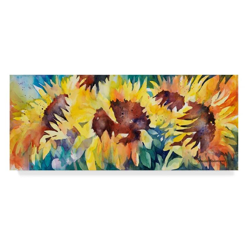 Trademark Fine Art Annelein Beukenkamp " Row Of Sun " by Annelein Beukenkamp