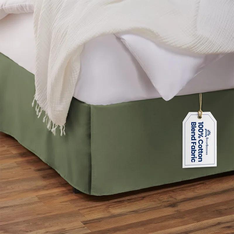 Shopbedding Blissford Tailored Bed Skirt with Split Corner & Reviews | Wayfair