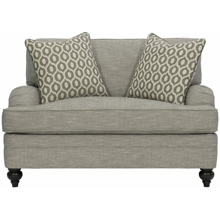 Bernhardt Tarleton 54.5" Wide Polyester Down Cushion Chair and a Half