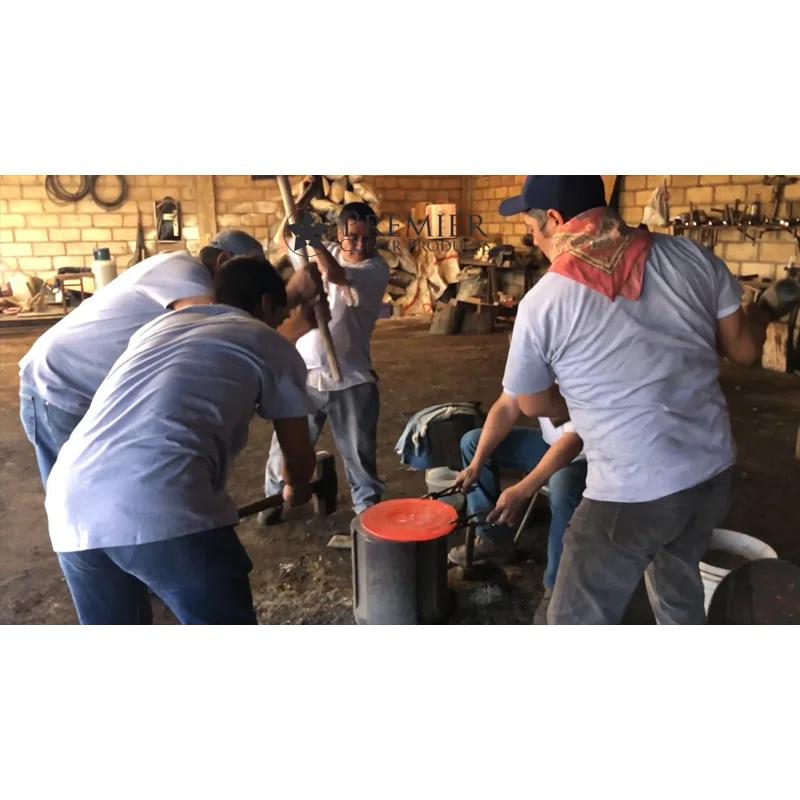 Premier Copper Products 19" Rectangle Under Counter Hammered Copper Bathroom Sink LREC19PC