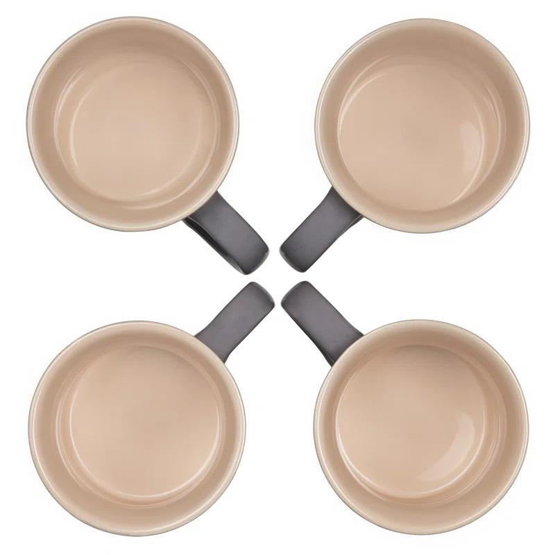 Le Creuset ® 14-oz. Oyster Grey Mugs, Set of 4