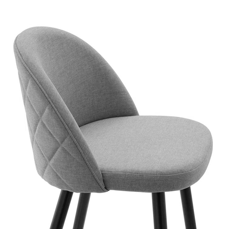 Everly Quinn Cordial Performance Velvet Counter Stools (Set of 2)