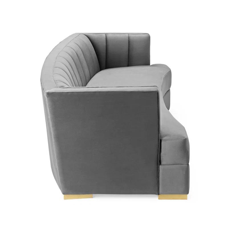 Modway Modway Encompass Channel Tufted Performance Velvet Curved Sofa