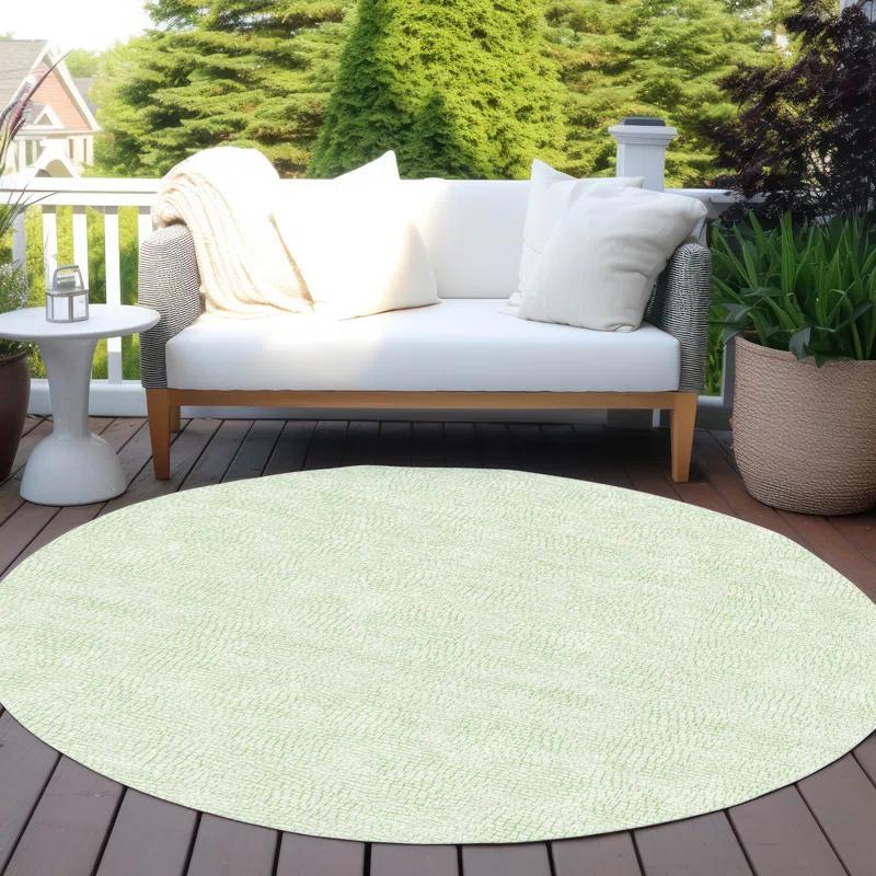 Machine Washable Indoor/Outdoor Chayden ACN1058 Mint Rug