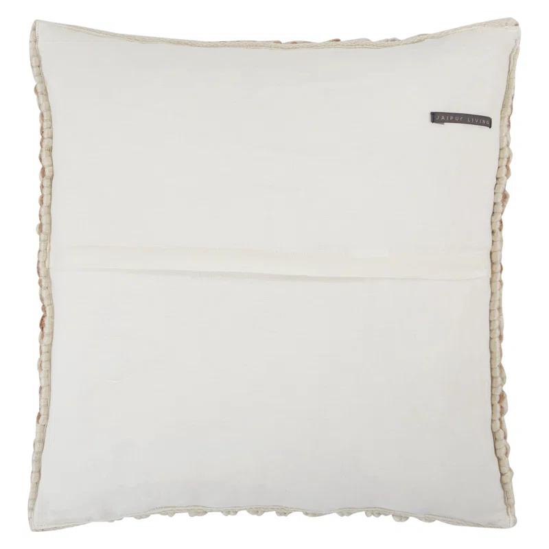 Toulon Embroidered Wool Throw Pillow