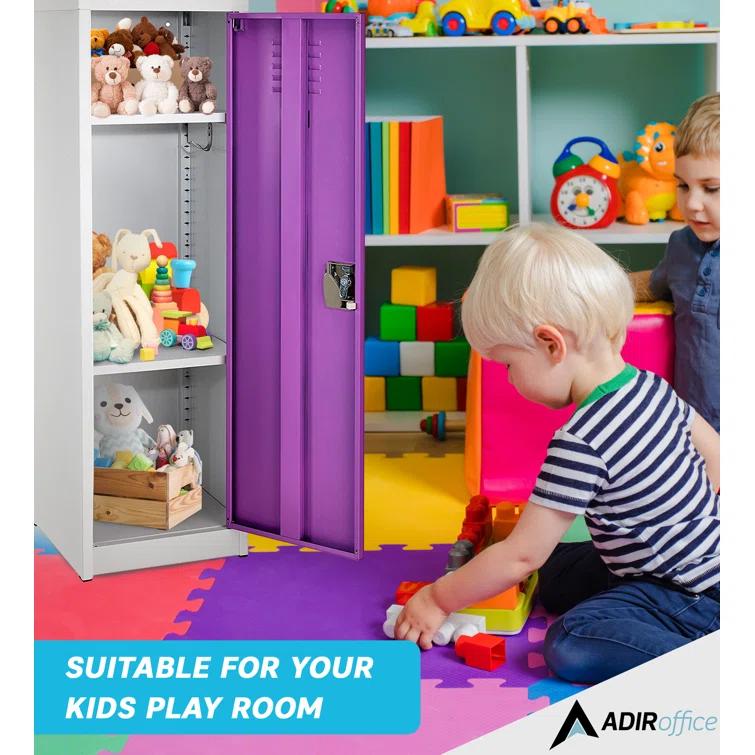 AdirOffice Steel 1-Tier School and Home Storage Locker