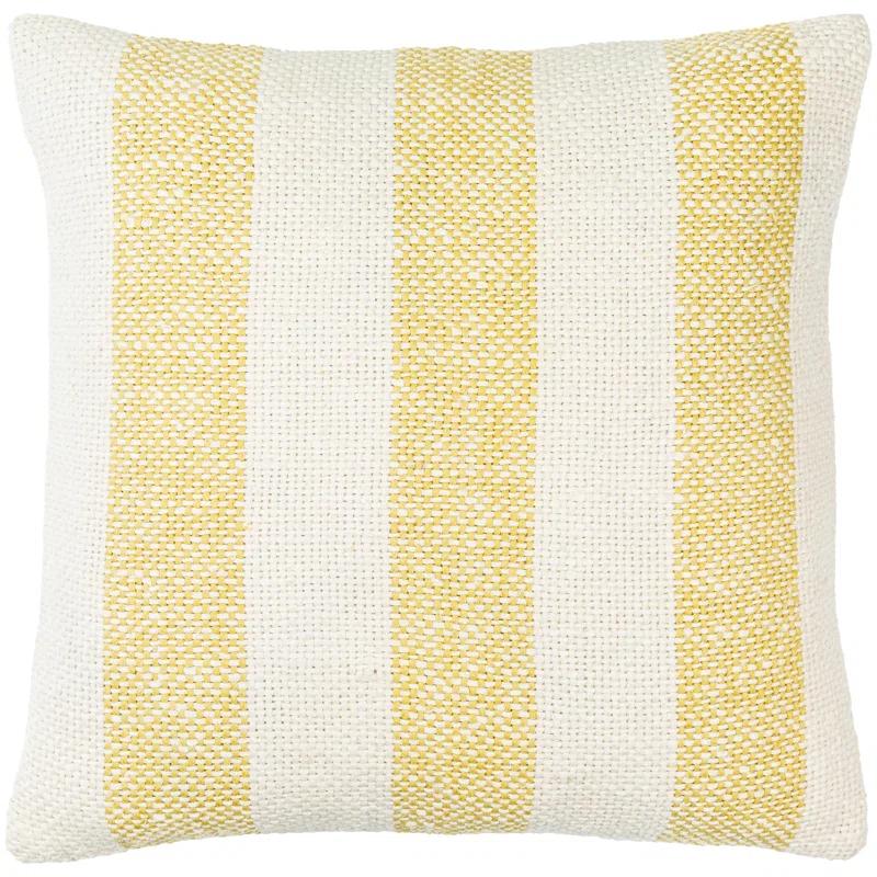 Livabliss Kesha Striped Linen Throw Pillow