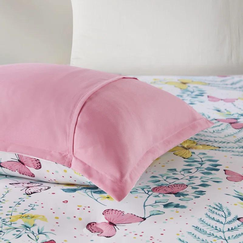 Cynthia Printed Butterfly Comforter Set