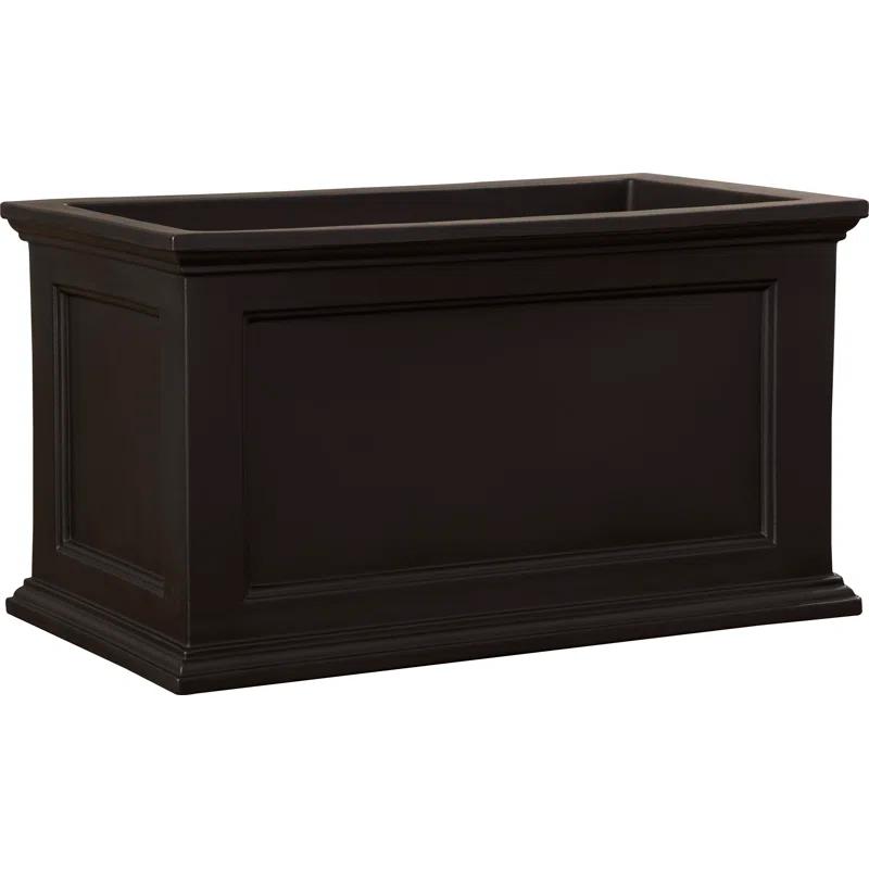 Winston Porter Anastasiya 20"x36" Resin Planter with Water Reservoir