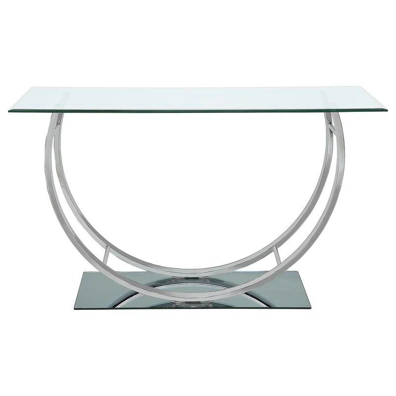 Alma Danville 48'' Glass Top Console Table