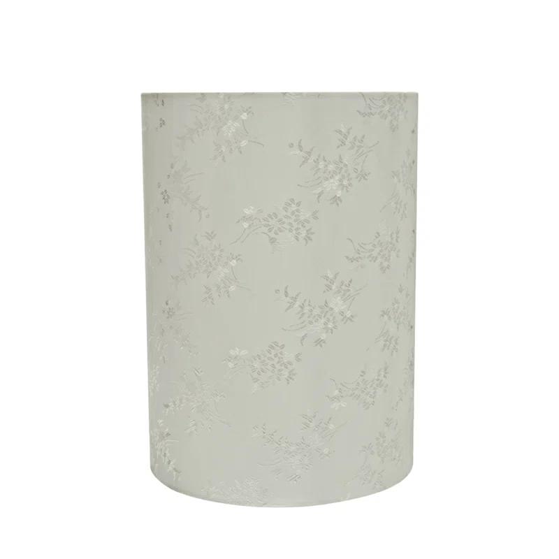 Aspen Creative Corporation 11'' H Jacquard Textured Fabric Drum Lamp Shade
