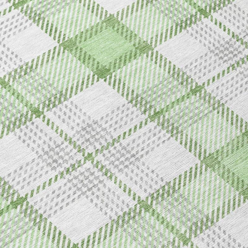 Machine Washable Indoor/Outdoor Chayden ACN1052 Mint Rug