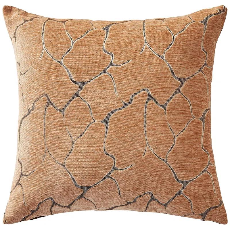 Violet Linen Milano Embroidered Throw Pillow